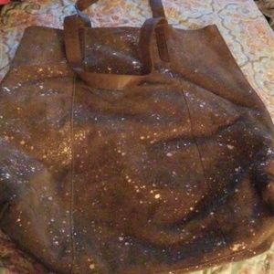 Absolutely Gorgeous Genuine Suede Leather Tote